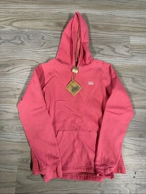 Bit & Bridle Coral Pink Pullover Hoodie